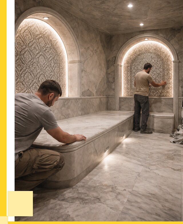 Турецкие бани под ключ в Соликамске от 257625 р. | ЭриданСлк