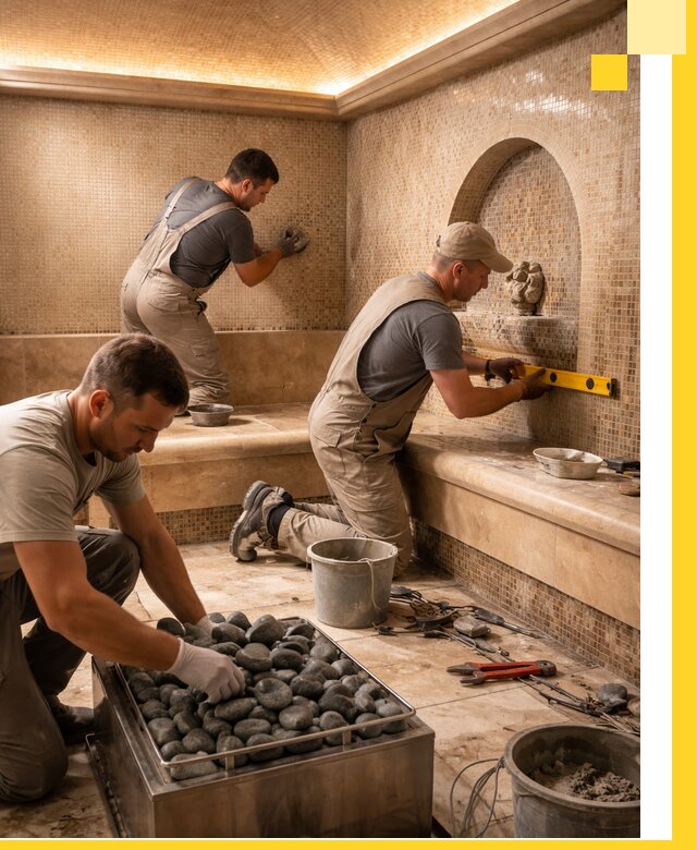 Проектирование и строительство хамама и сауны в Соликамске