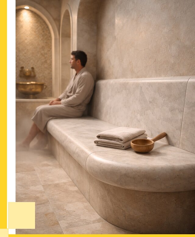 Сиденья для хамама в Соликамске под ключ от 12366 р. | ЭриданСлк