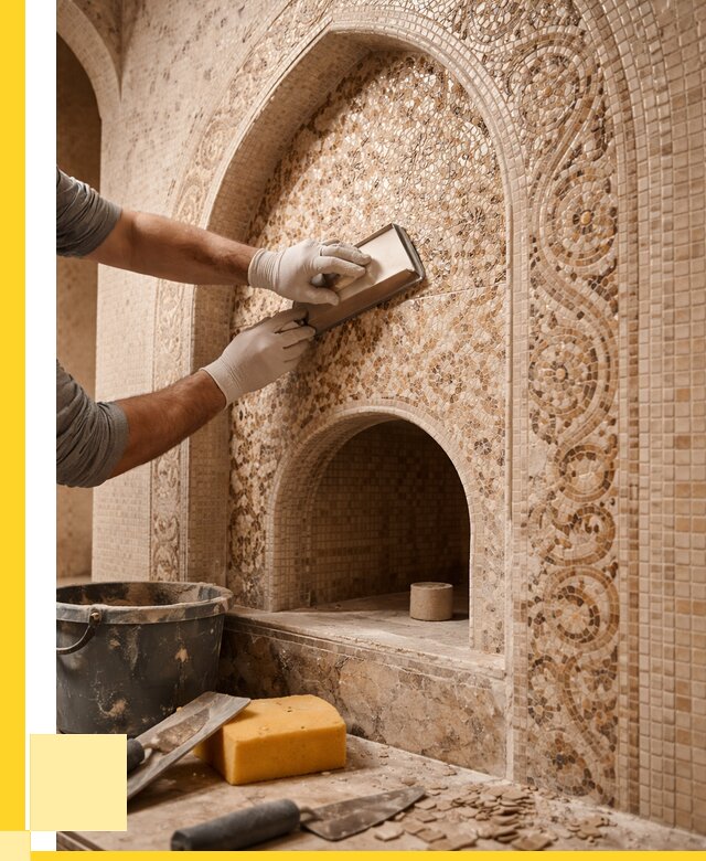 Мозаика для хамама в Соликамске под ключ от 5153 р. | ЭриданСлк