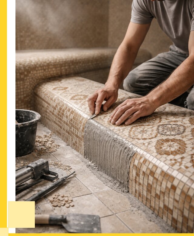 Плитка для хамама под ключ в Соликамске от 3607 р. | ЭриданСлк