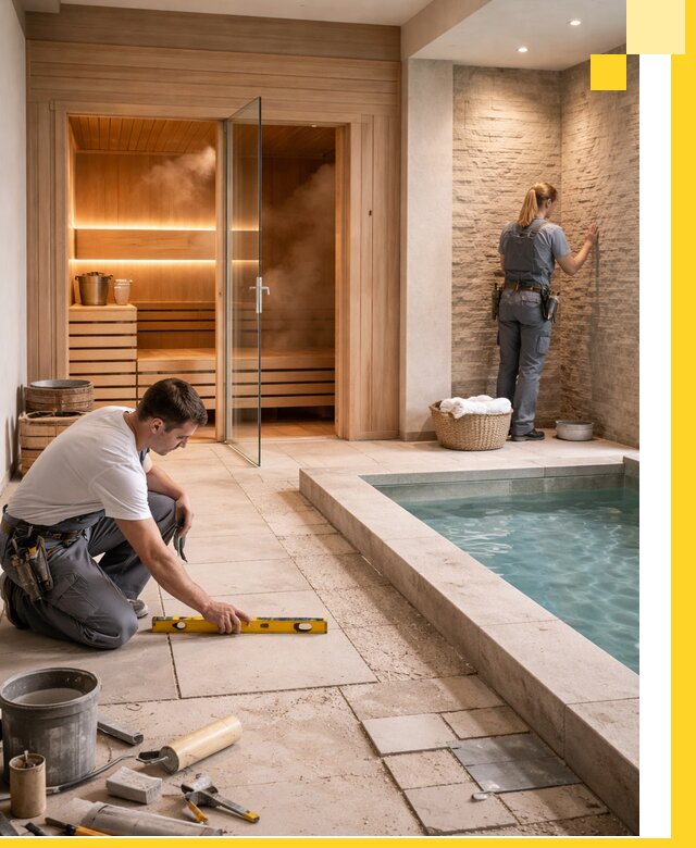 Комплексный дизайн и отделка интерьеров SPA под ключ в Соликамске